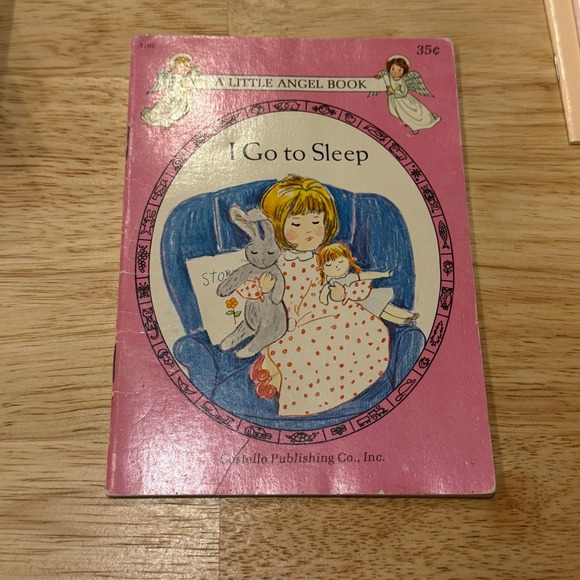A Little Angel Book Set I Go to Sleep Why I Do My Best Noah 60s Vintage - Picture 2 of 13